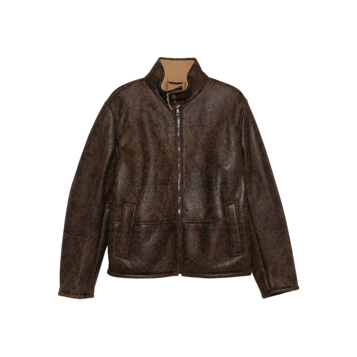Etro Leather Outerwears - Brown | db8f89d17c3625b4c302d2bc460908f778cfcf9d