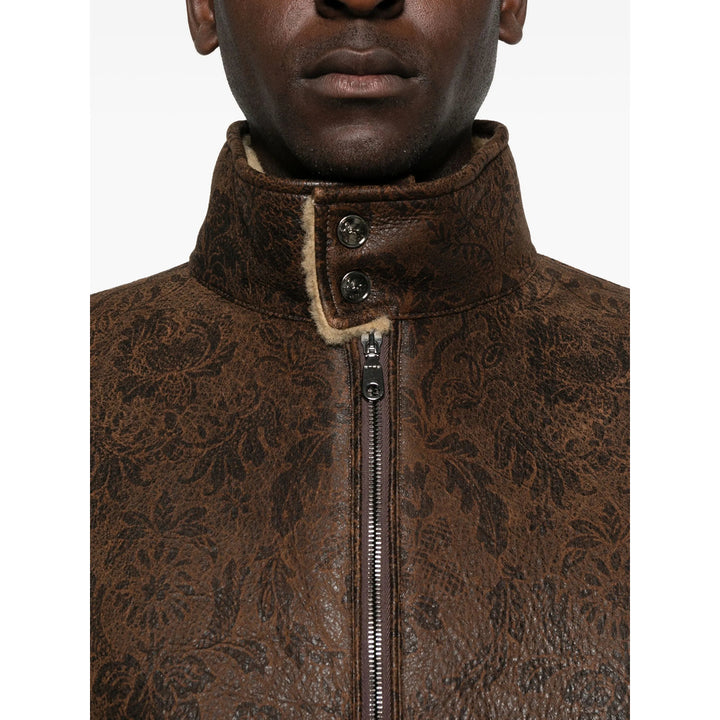 Etro Leather Outerwears - Brown | 6a57bb8350ddadd65921cffb73592d71d41f5e3d