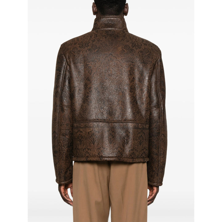 Etro Leather Outerwears - Brown | db6670bd74aebfe321f604f5b2c88379712e5d58