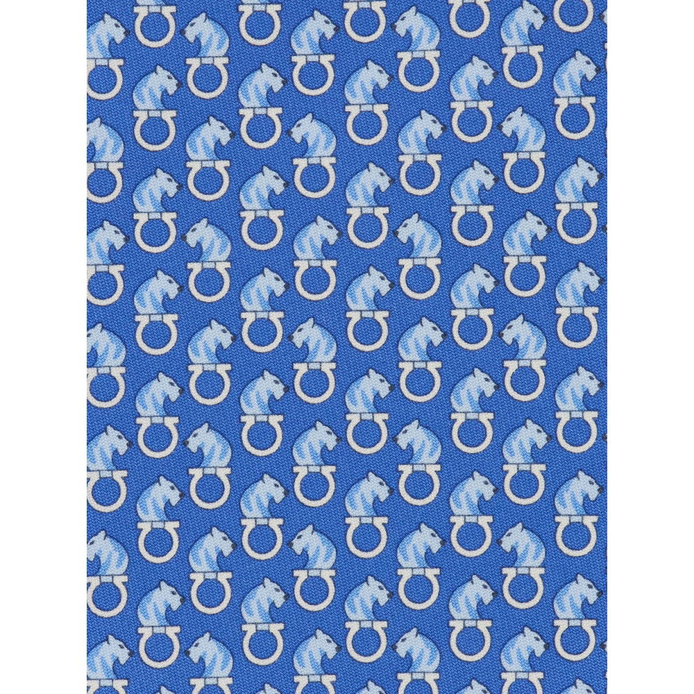 Ferragamo Ties - Blue | 02ff34cc381dcb011ac0fd3ef166a35ee5f7fe02