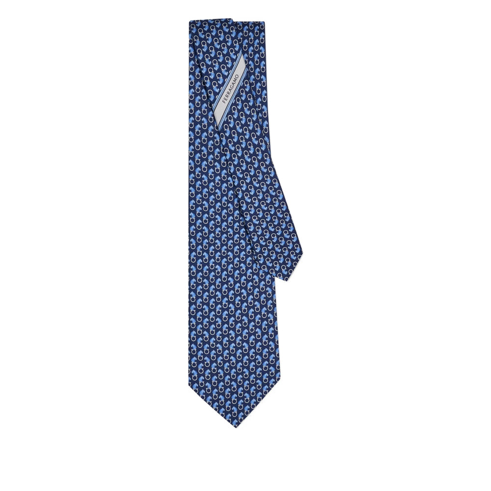 Ferragamo Ties - Blue | bbf9fa2759b15e7865f137aef6476a9075e8781b