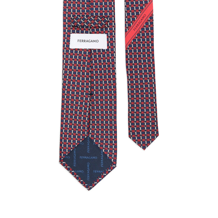 Ferragamo Ties - Blue, Red | b6ee2ff8d9dc63af4106c5d26046dd183e63c7ff