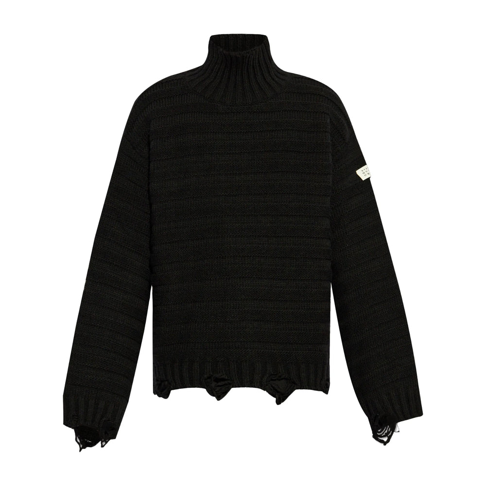 Mm6 Maison Margiela Sweaters - Black | 285d3d41dc6ef840a7180f79fa159296fd300e8e