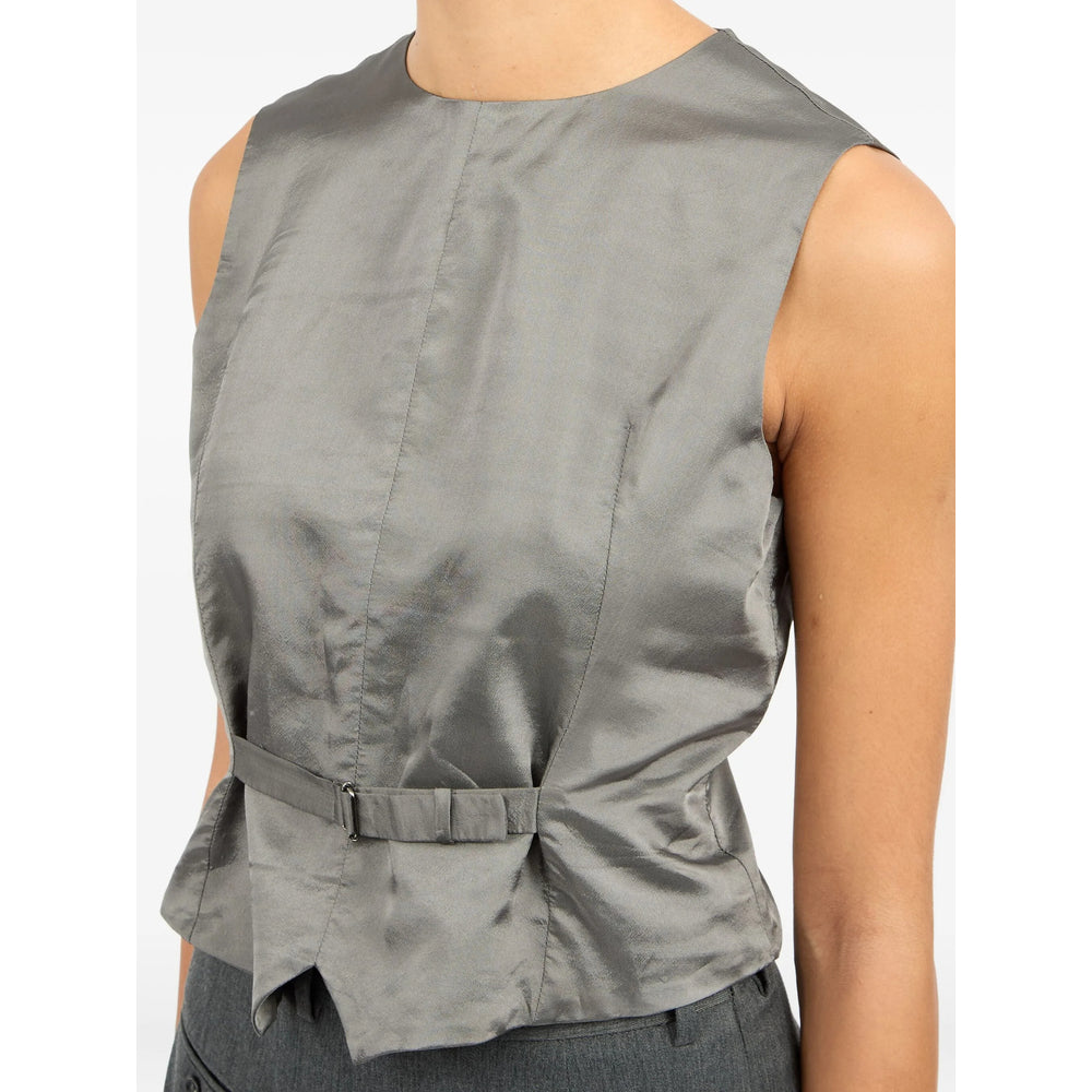 Mm6 Maison Margiela Waistcoats - Gray | e7bfcdb76a86e945e2131e1a38a4251bc8245242