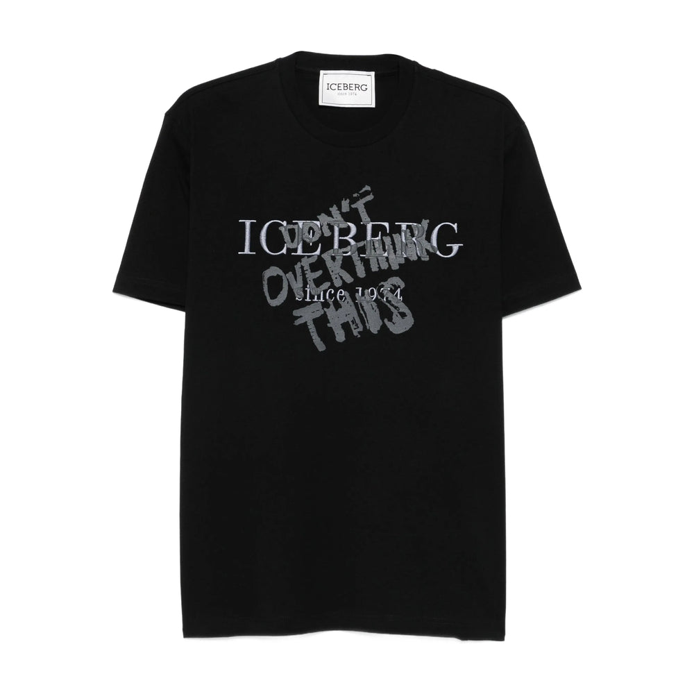 Iceberg T Shirts - Black | 1ccf539790cbae8bfc8d42a8dcb5a2f42be09668