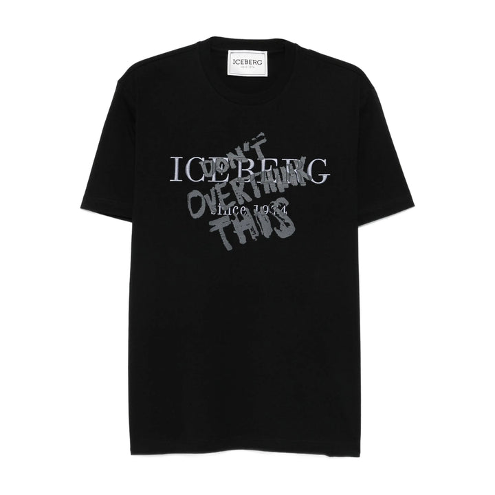 Iceberg T Shirts - Black | 1ccf539790cbae8bfc8d42a8dcb5a2f42be09668