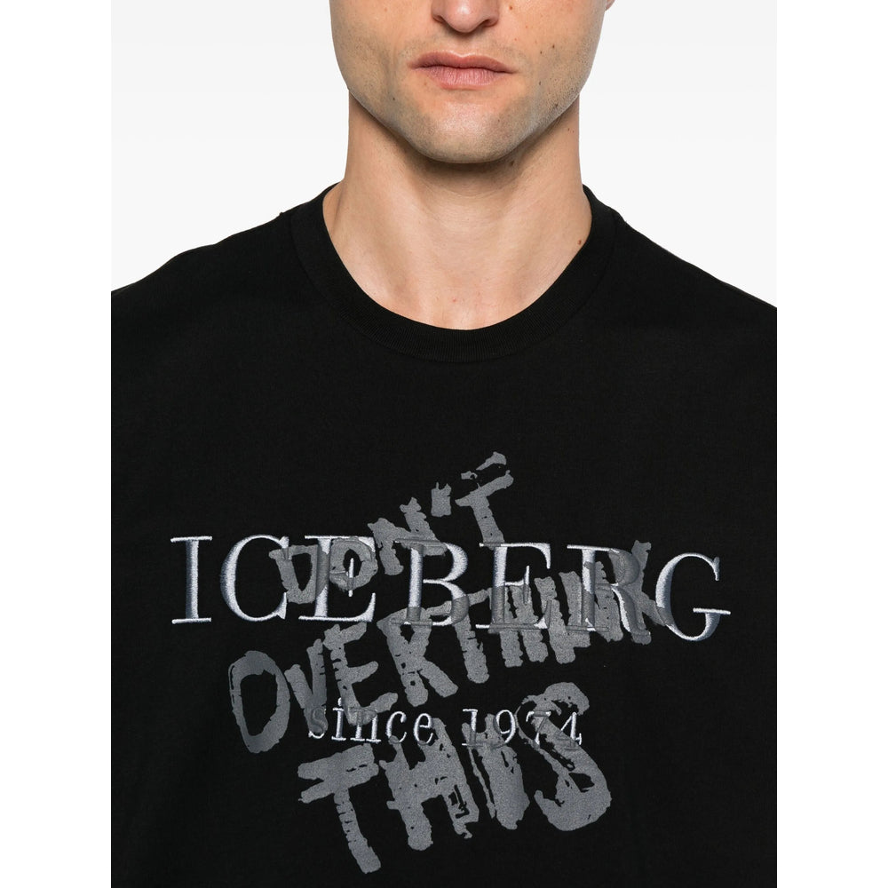 Iceberg T Shirts - Black | 901ff4c87b6d416a43f1321609f8f551e48acdd4