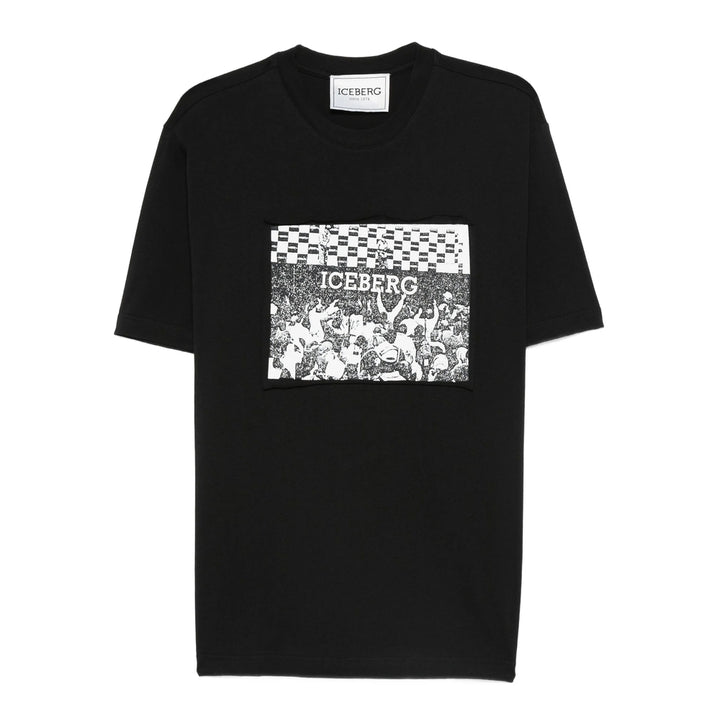 Iceberg T Shirts - Black | 1d6314e9f2f751b2c7fa0b96bc504659e99b0d4a