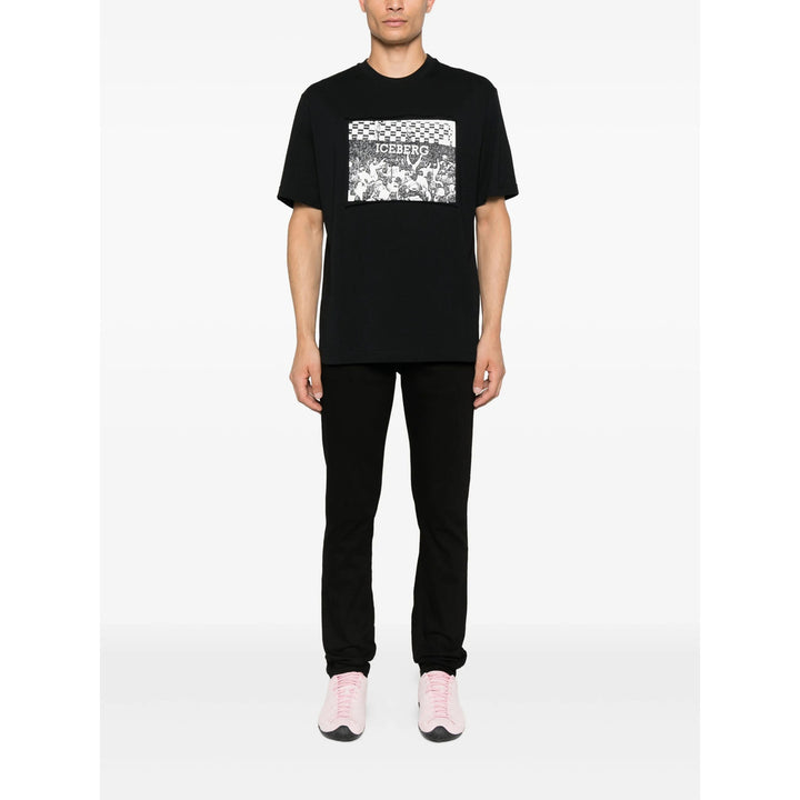 Iceberg T Shirts - Black | b4887e36b9009dcc3fbd47cfaab1b6235ce1fa4e