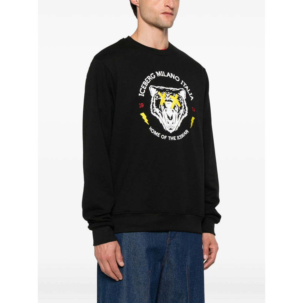 Iceberg Sweatshirts - Black | f9aa566b000802fe24648f121c138adbbbd6cb6e