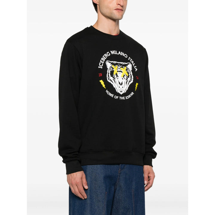 Iceberg Sweatshirts - Black | f9aa566b000802fe24648f121c138adbbbd6cb6e