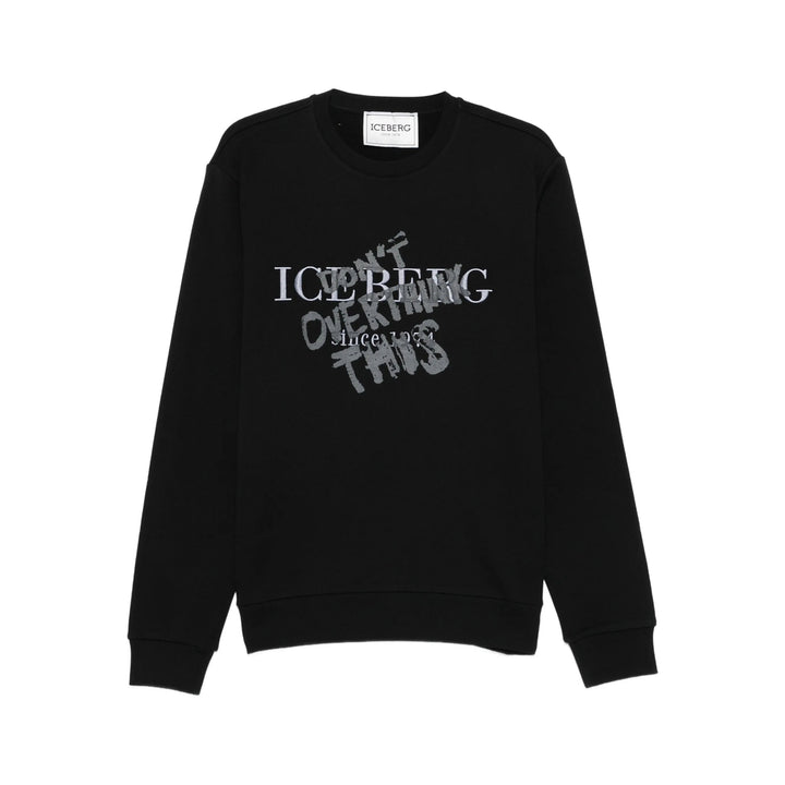Iceberg Sweatshirts - Black | 07ae52380801b44b9c8fed893356865335eac497