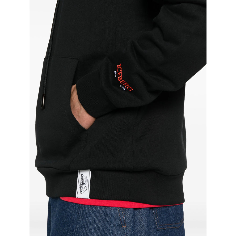 Iceberg Sweatshirts - Black | 0eb479f77722219b0dc6ed0ca091aafc75ac8bc2
