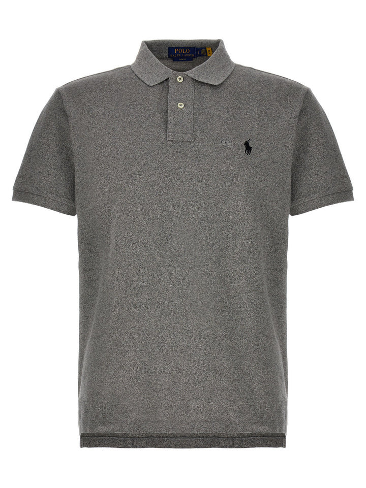 Polo Ralph Lauren Logo Polo - Gray | b0f4ca81c17c3715f486c44f7f83e08a821f4858