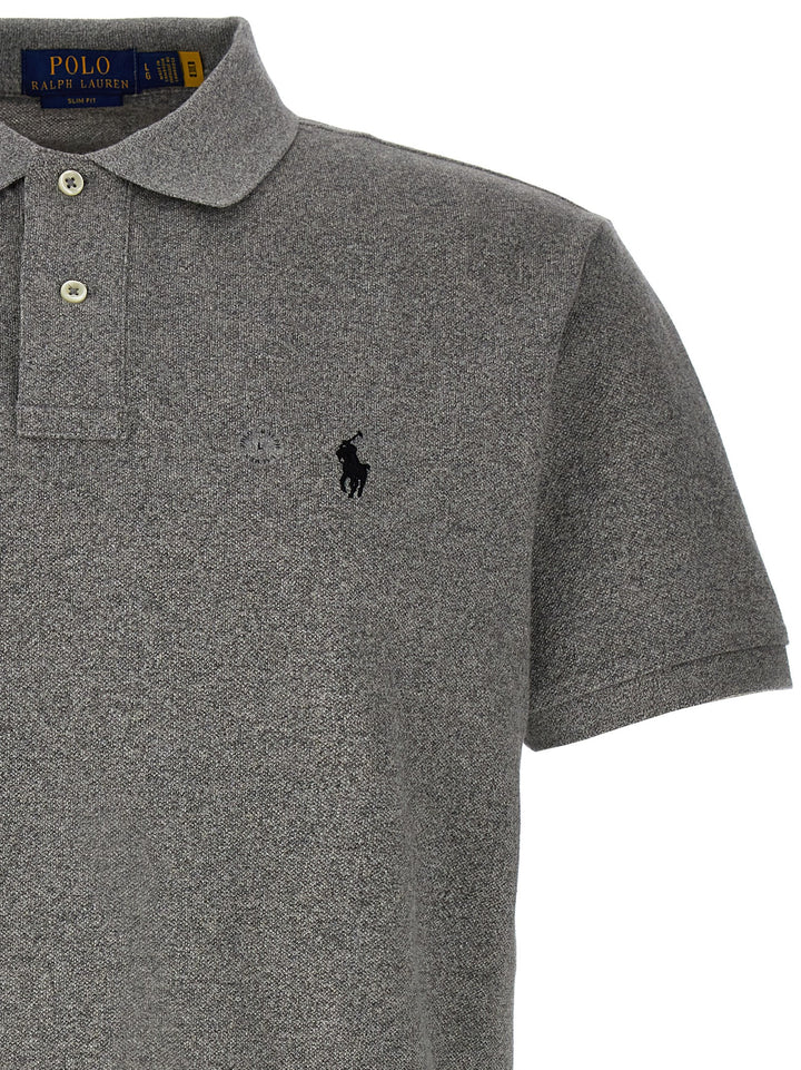 Polo Ralph Lauren Logo Polo - Gray | 4130ce578b8620c934c1f188f099bd9bab86fef0