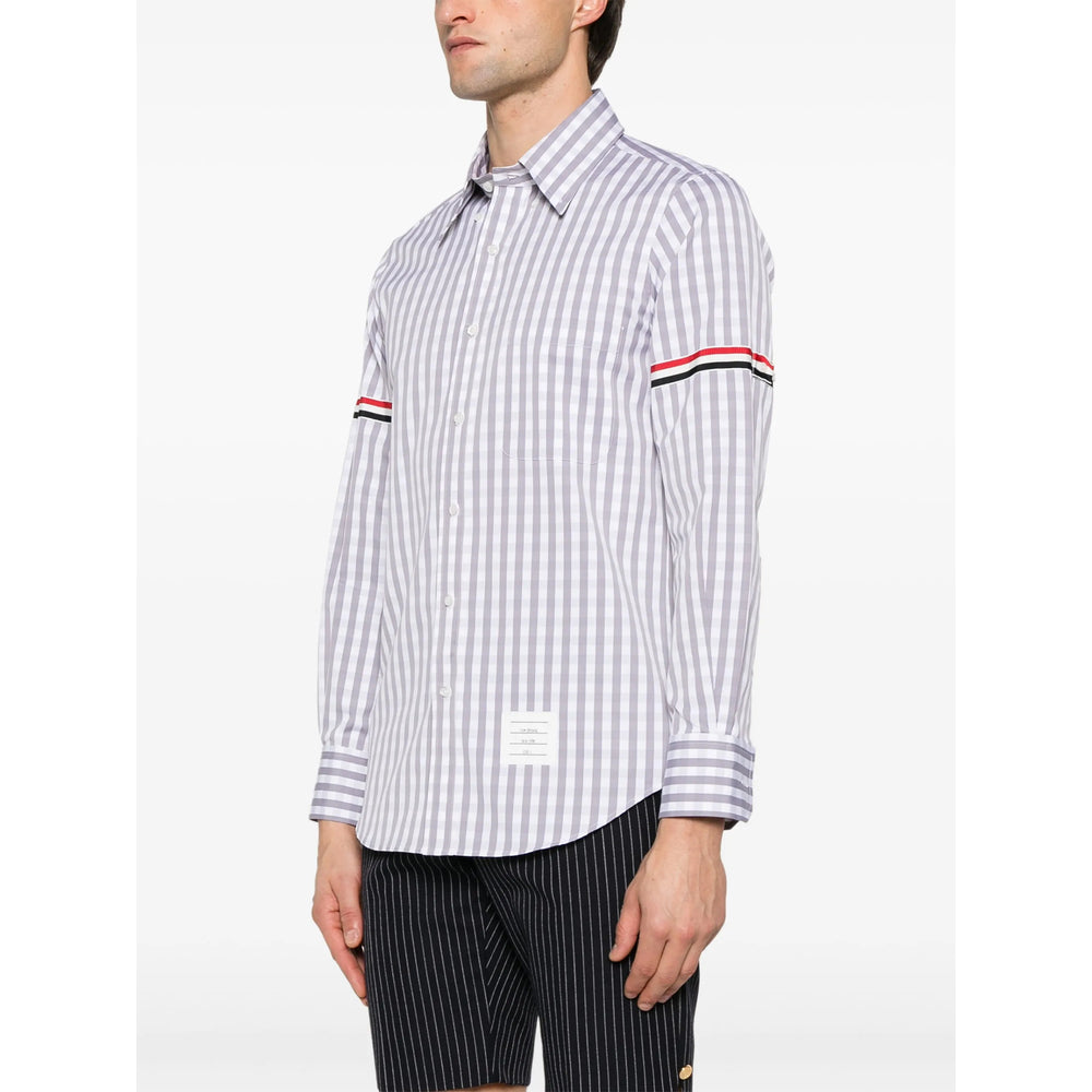 Thom Browne Shirts - Gray | 04c96ff43ef0f32885a8a51236afbe91a652b1dc