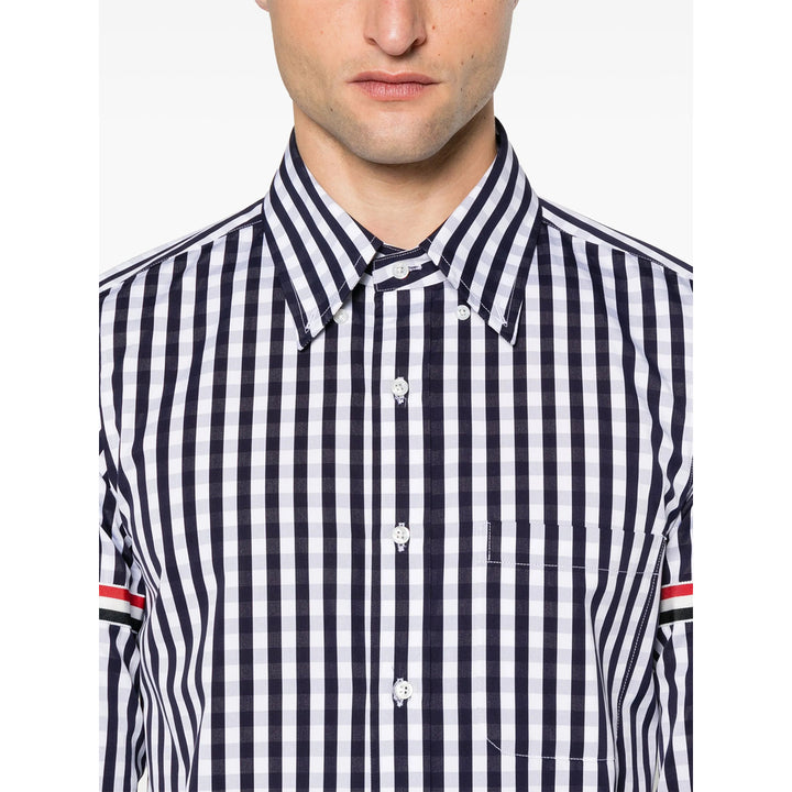 Thom Browne Shirts - Blue, White | b1cc2838e0cfe6e3bca0417f59b1d154c47da44a