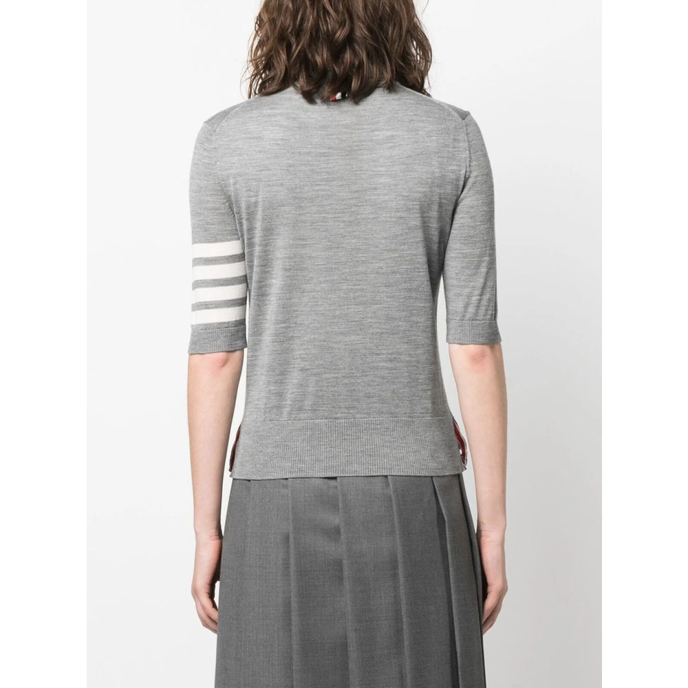 Thom Browne Sweaters - Gray | 7ed0126e01b943fb87f173f580af62c22a5d06b2