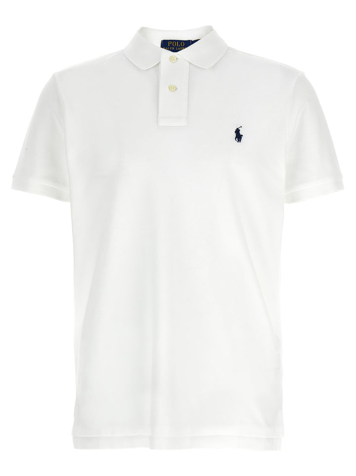 Polo Ralph Lauren Logo Embroidery  Shirt Polo - White | 6d6be5748b5e535e04acab4f19002a53b92c7238