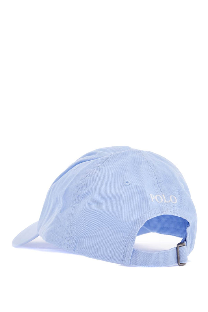 Light Blue Cotton Hat With Horse Logo