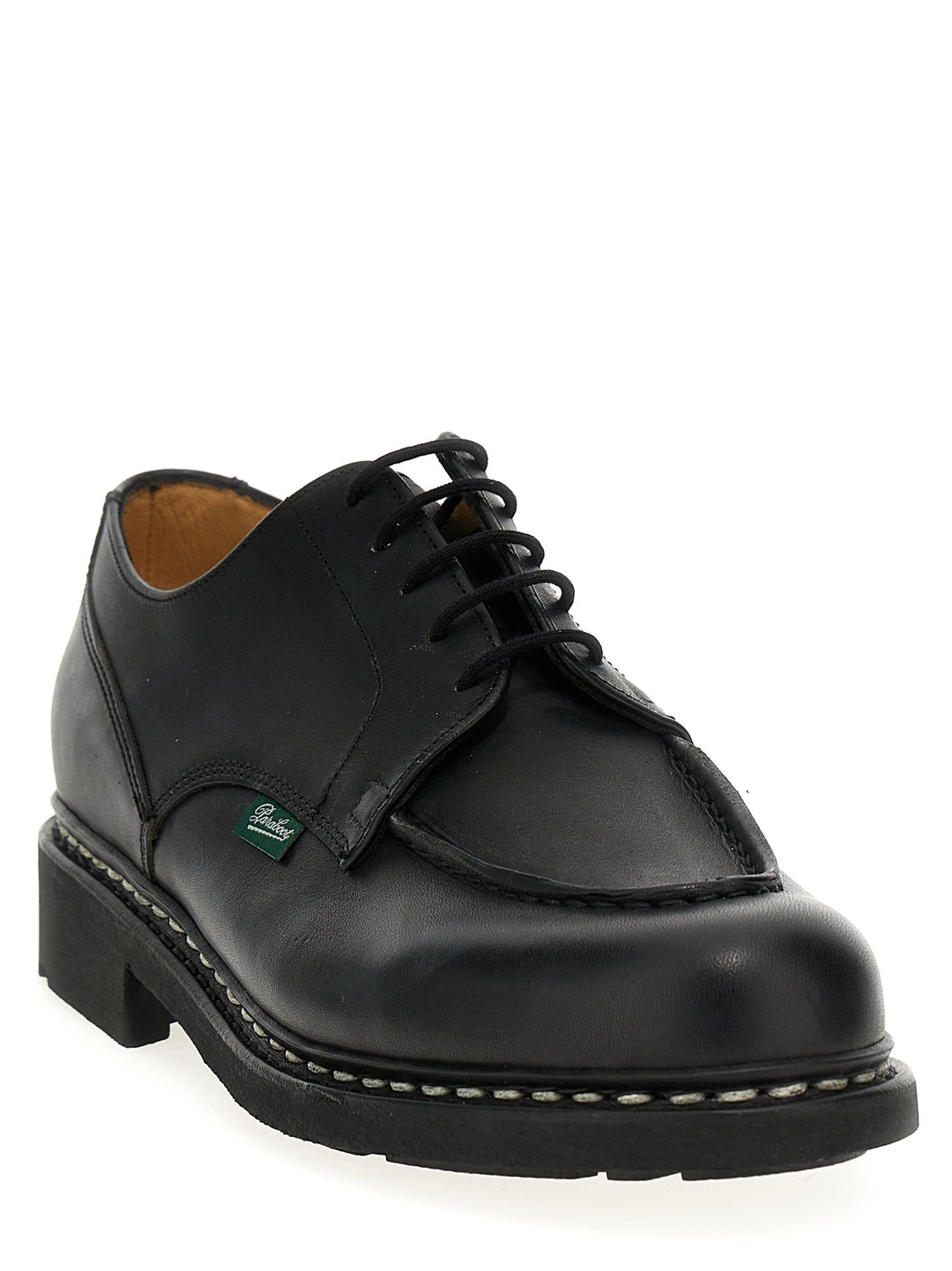 Chamboard Lace Up Shoes Black