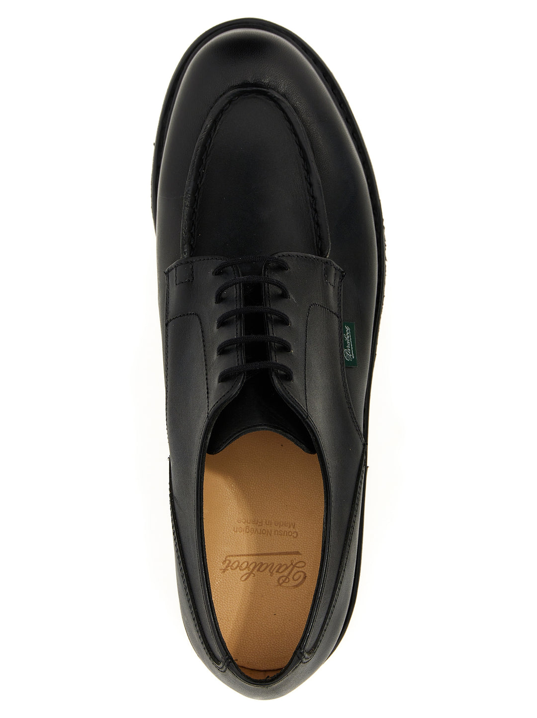 Chamboard Lace Up Shoes Black