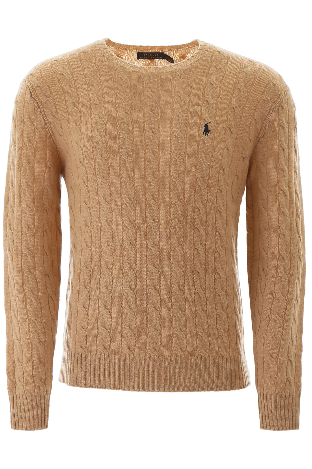 Cable Knit Wool Cashmere Sweater