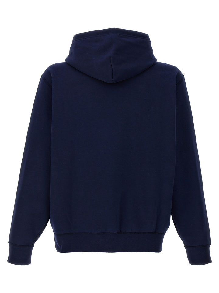 Polo Ralph Lauren Logo Hoodie Sweatshirt - Blue | 47dee371573c36547d2cdb1cd7dd404ac785d843