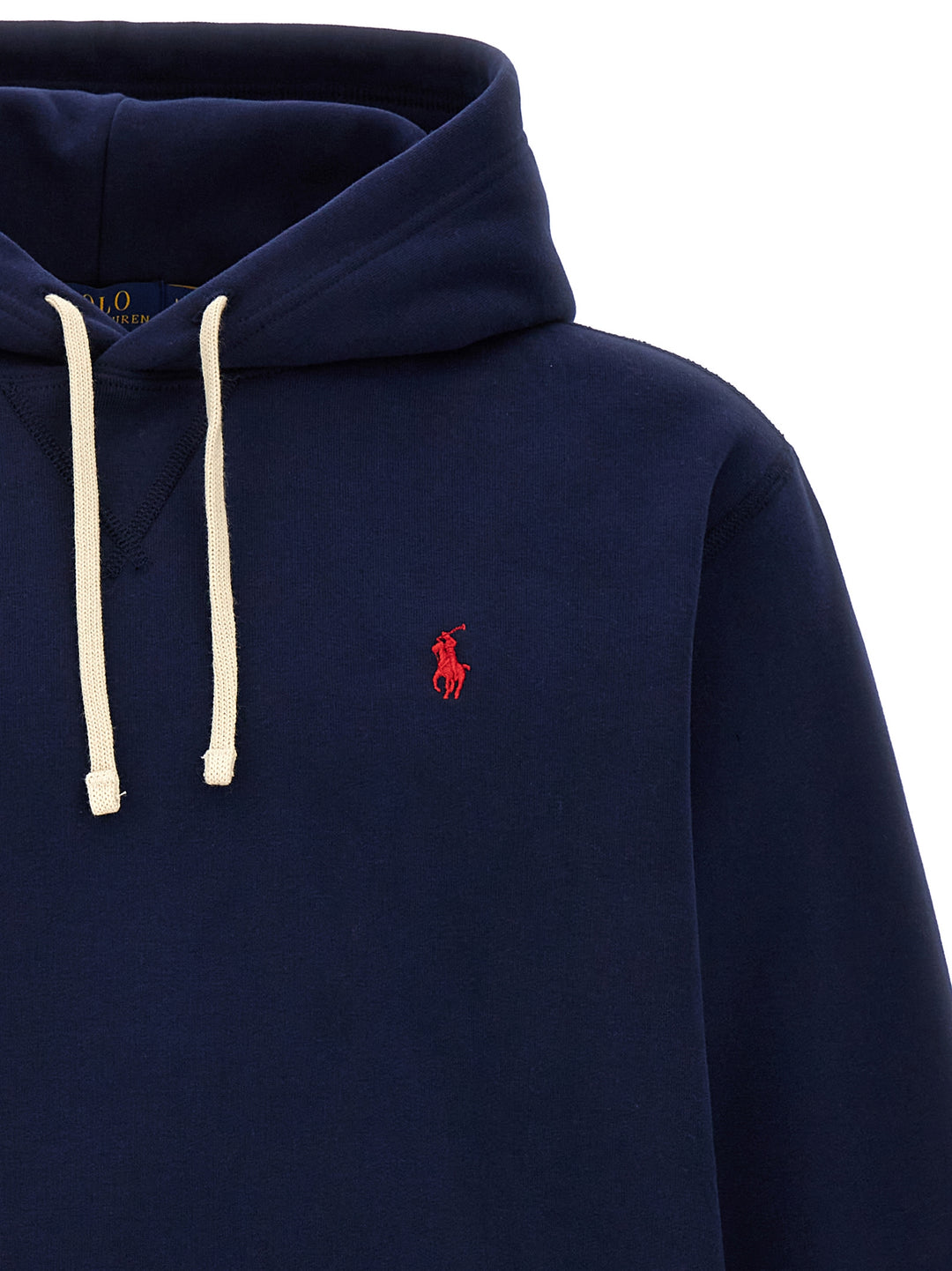 Polo Ralph Lauren Logo Hoodie Sweatshirt - Blue | 8838918b180057eddcd60a031897379adbc709b8
