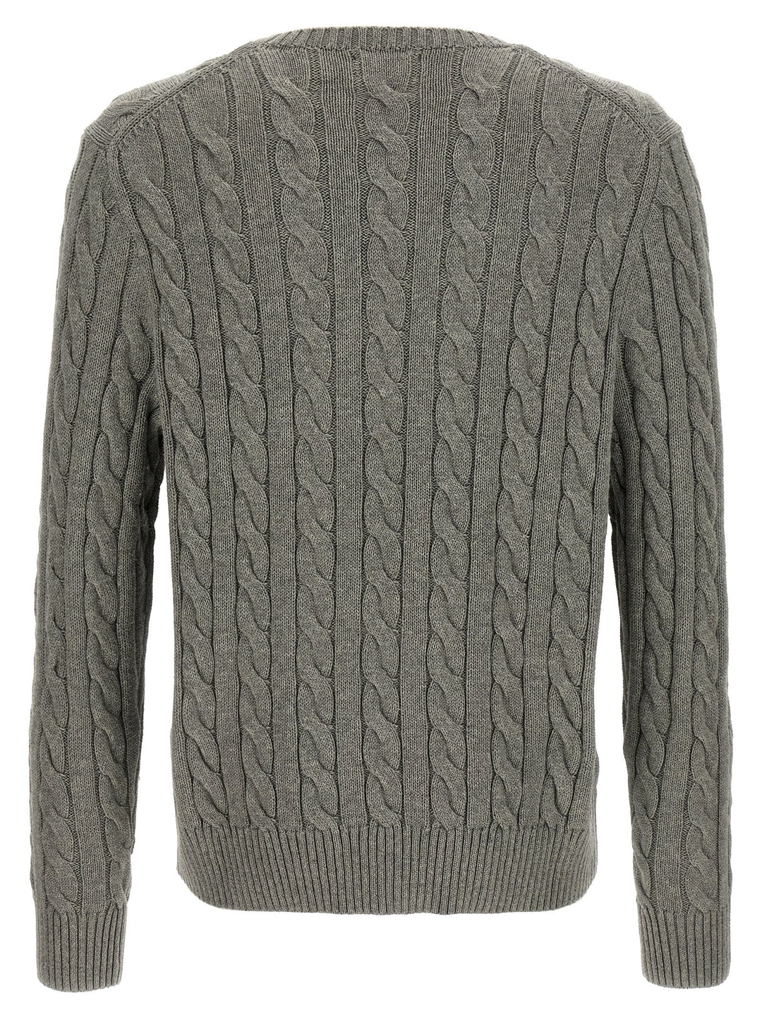 Polo Ralph Lauren Cotton Braided Sweater Sweaters and Cardigans - Gray | 373f25f3b1ece0559e64a24f3d10d2374150f4f4