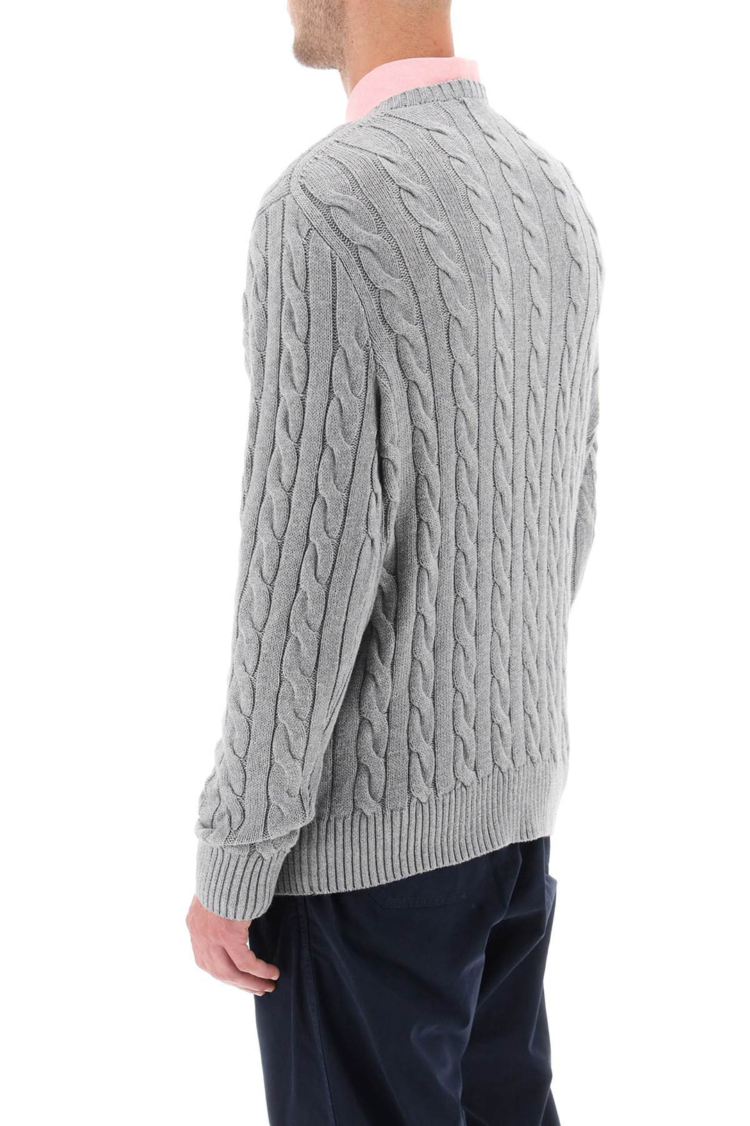 Cable Knit Cotton Sweater