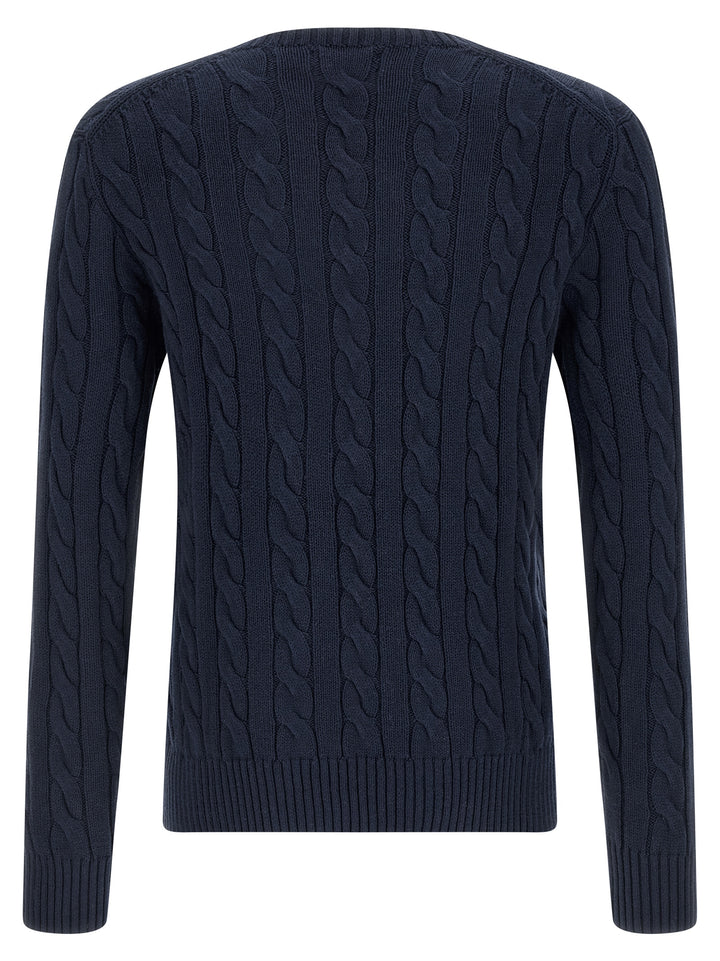 Polo Ralph Lauren Cotton Braided Sweater Sweaters and Cardigans - Blue | 7a2a44c0c6f13dddf30f4e1d14ff61149914eec7