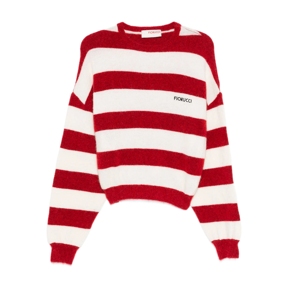 Fiorucci Sweaters - Red, White | 8f8a4b22d58500d8ed7195dc81a689685e2c1e69