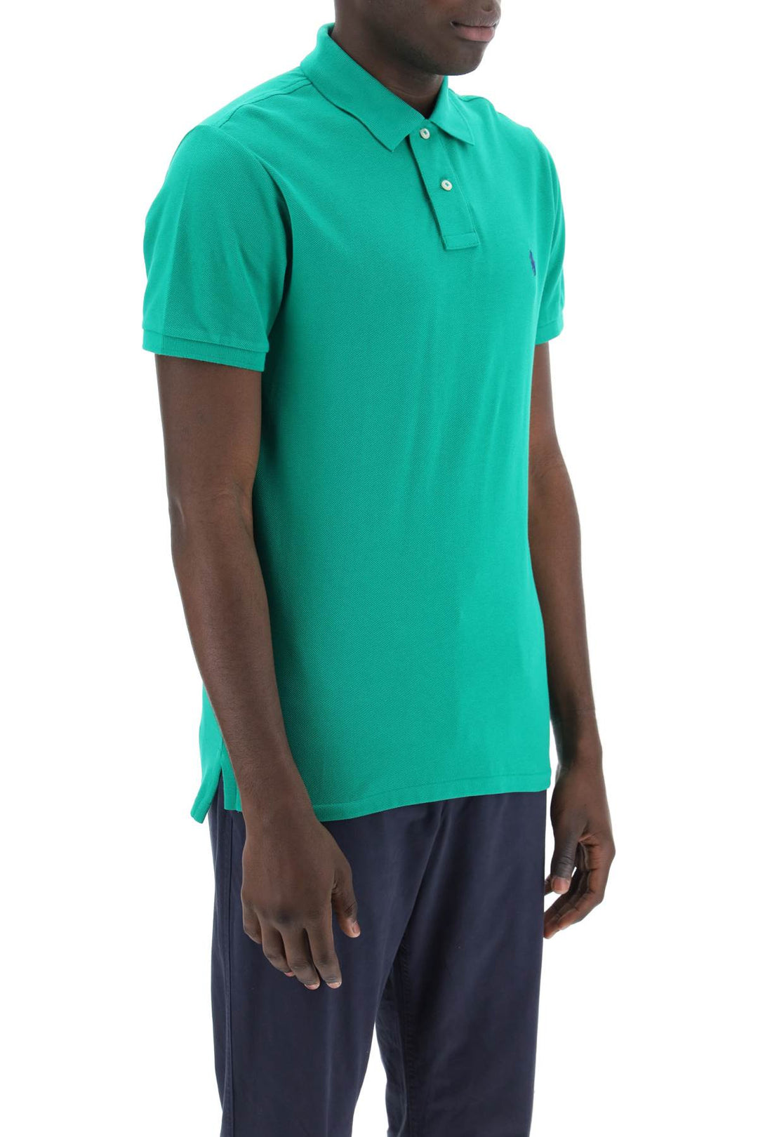 Pique Cotton Polo Shirt