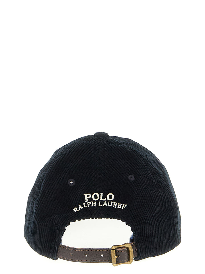 Polo Ralph Lauren Ribbed Velvet Hat Hats - Black | 6da119d944e2b2c5e8bfc5d307ae4bde7d20e076