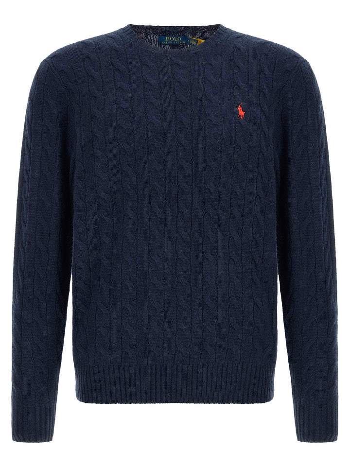 Polo Ralph Lauren Braided Sweater Sweaters and Cardigans - Blue | f44c60b64c07b0b44acc18db25d7bbb9bf1fc977