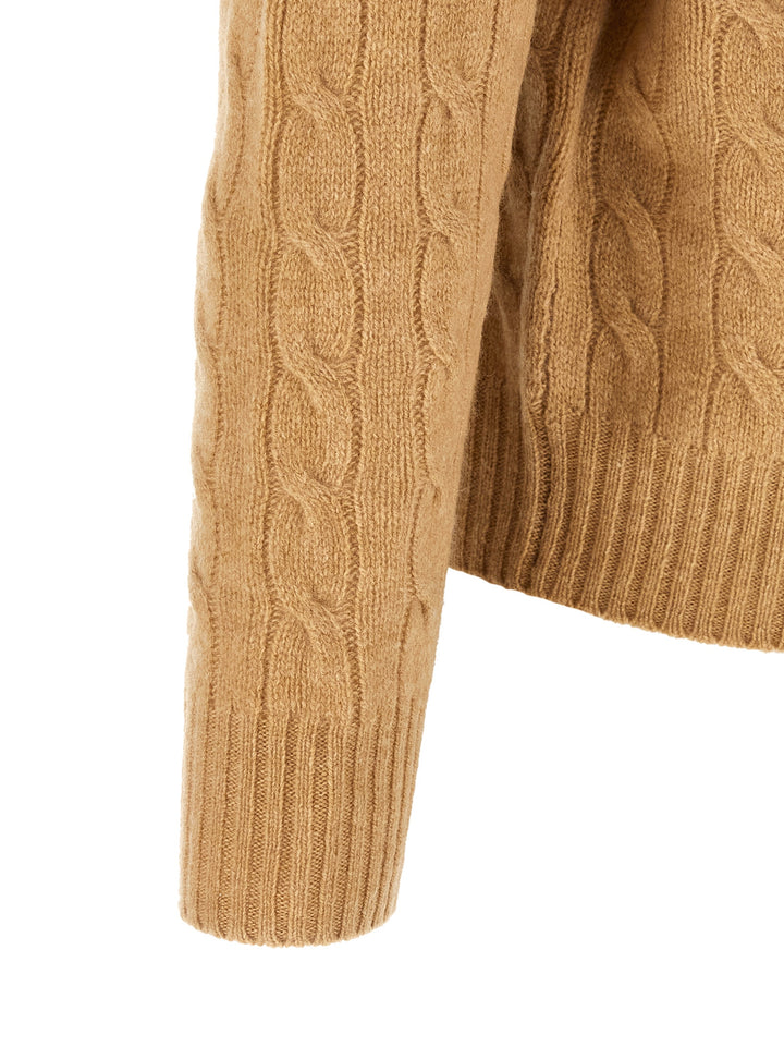 Polo Ralph Lauren Braided Sweater Sweaters and Cardigans - Beige | f7bb43be836c0bc0d5189f5d969bb00fa238bc87