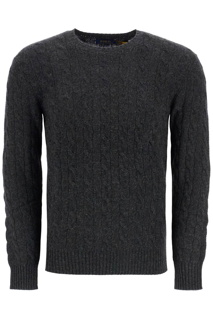 Cable Knit Wool Cashmere Sweater