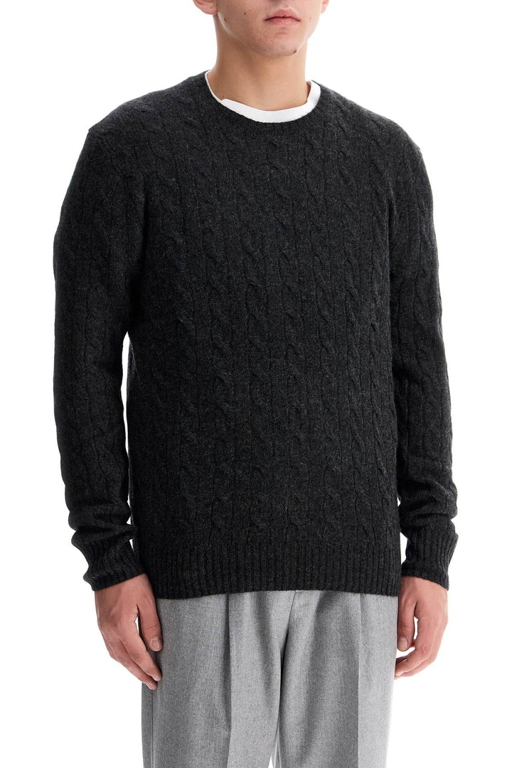 Cable Knit Wool Cashmere Sweater