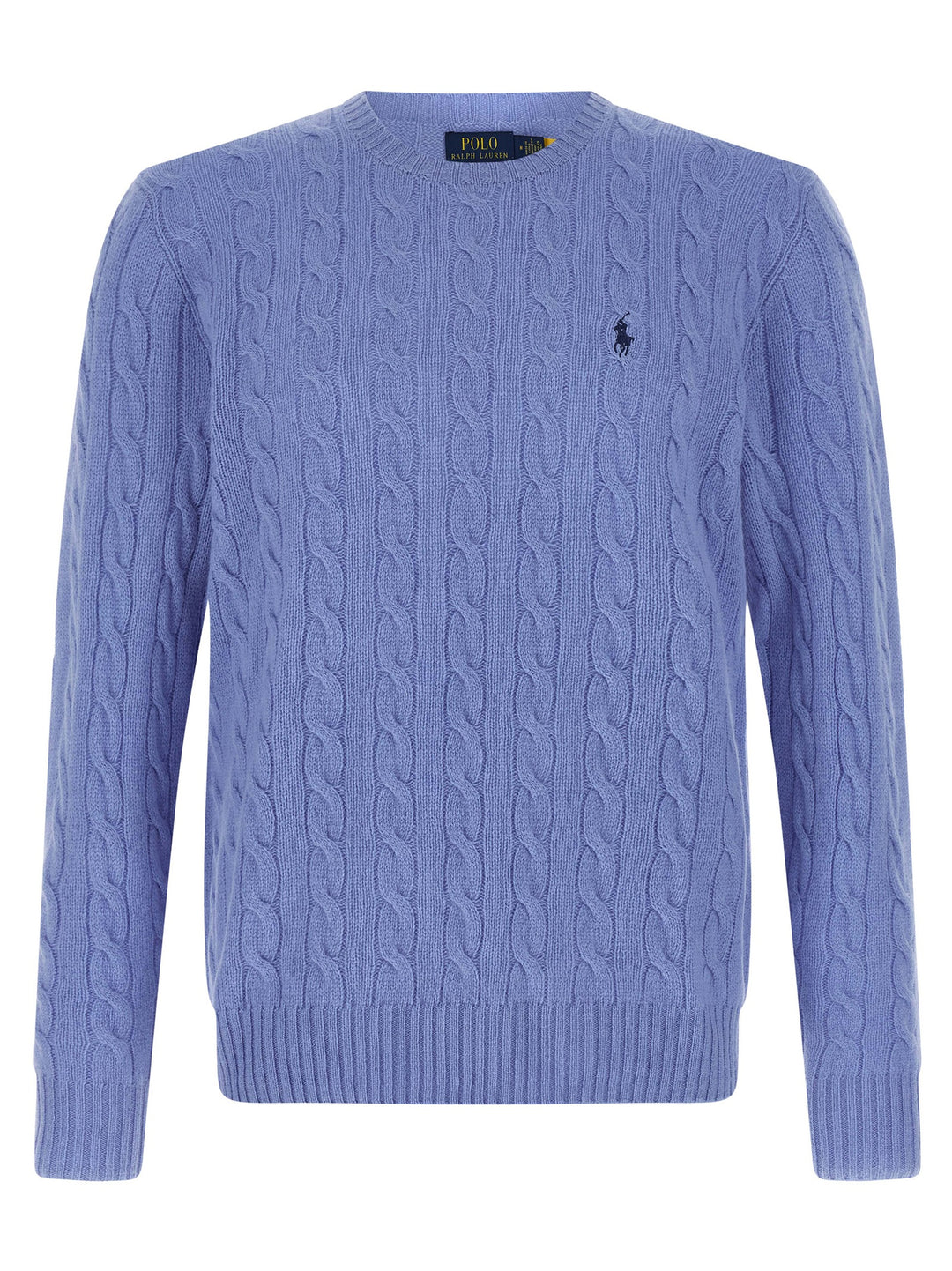 Polo Ralph Lauren Braided Sweater Sweaters and Cardigans - Light Blue | abab224e27396bfc684188f5a2b141d50b3efb27