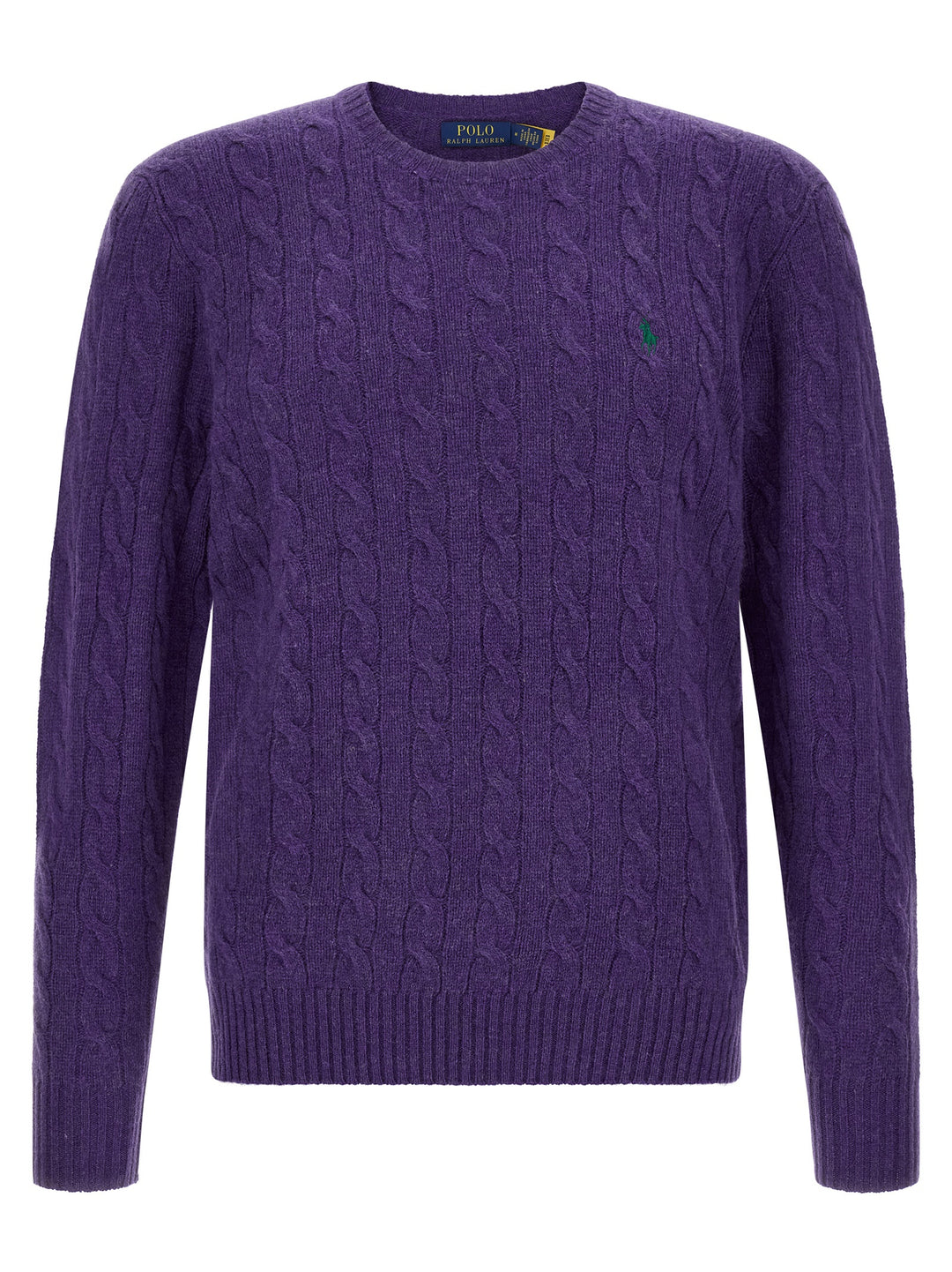 Polo Ralph Lauren Braided Sweater Sweaters and Cardigans - Purple | d156b880950c4fb893de1bccf1a70457fbd783d2