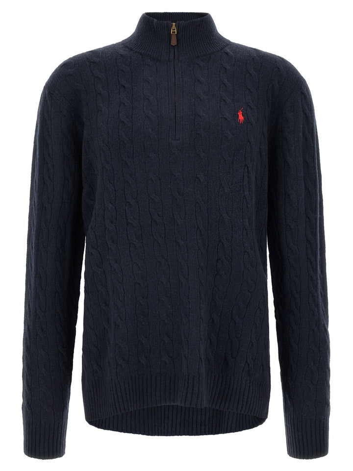 Polo Ralph Lauren Braided Sweater Sweaters and Cardigans - Blue | 7b66f2b046b5678d78e4658ae0d2657509c6823d