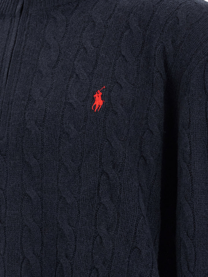 Polo Ralph Lauren Braided Sweater Sweaters and Cardigans - Blue | d3dd593c12b90b0ff7855c6f9b70f20b04567dd1