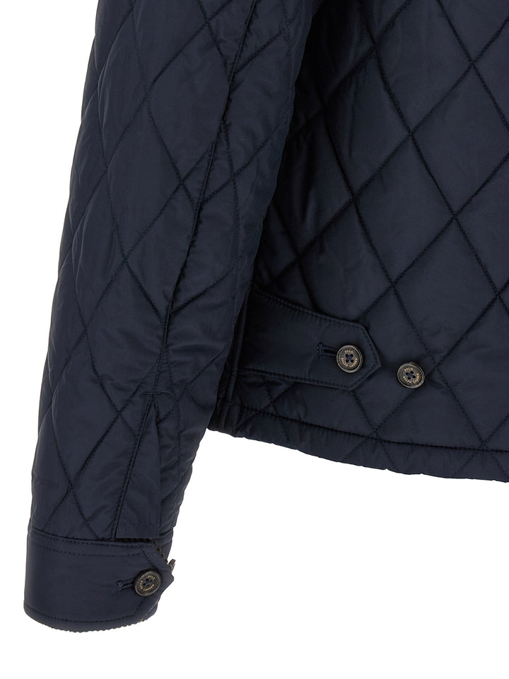Polo Ralph Lauren Logo Embroidery Jacket Puffer Jackets - Blue | 3bb0cc88f983613490a74c0fcecd9239c58178c1