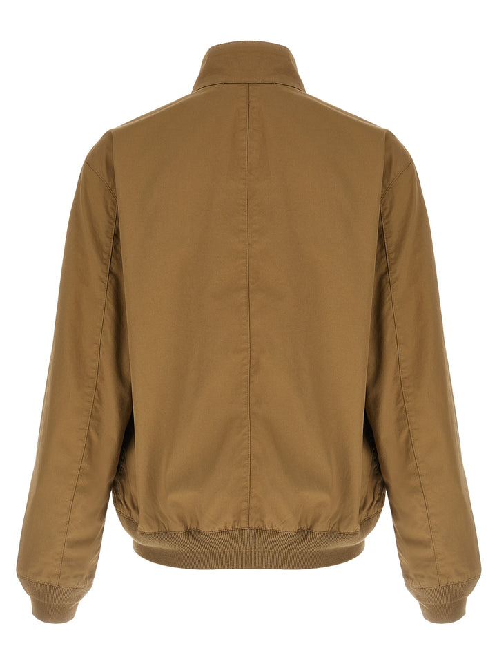 Polo Ralph Lauren Logo Embroidery Bomber Jacket Puffer Jackets - Beige | 913e5902efda4d11d2c35f0721ea2b47f3d5c0d0