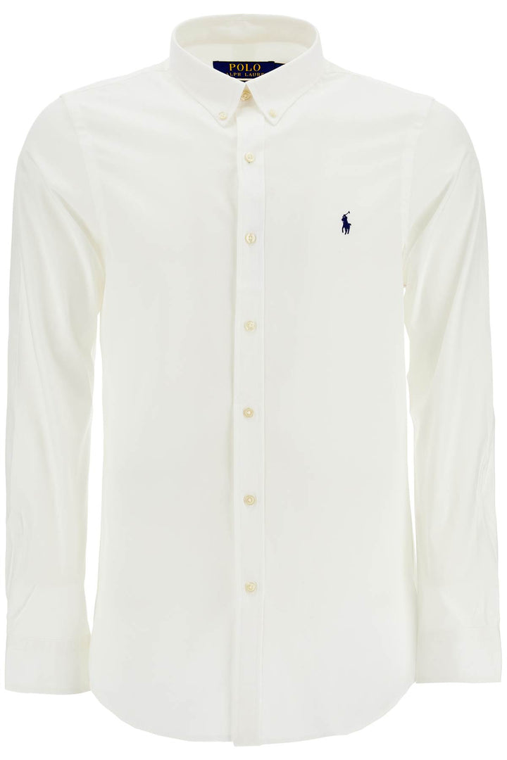 Slim Fit Shirt In Stretch Poplin