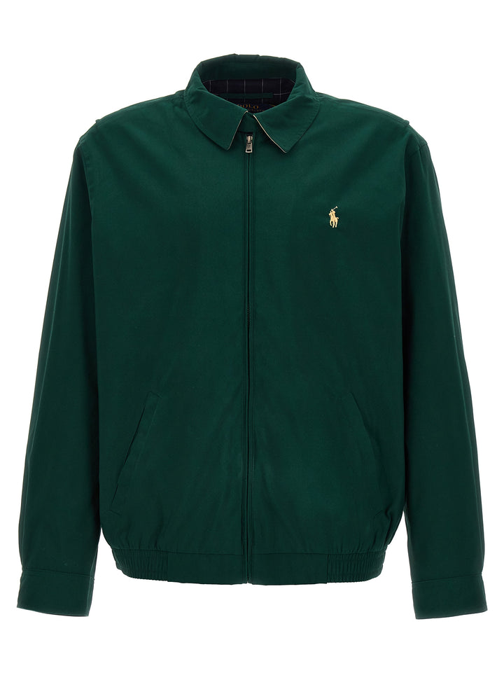 Logo Embroidery Jacket Casual Jackets, Parka Green