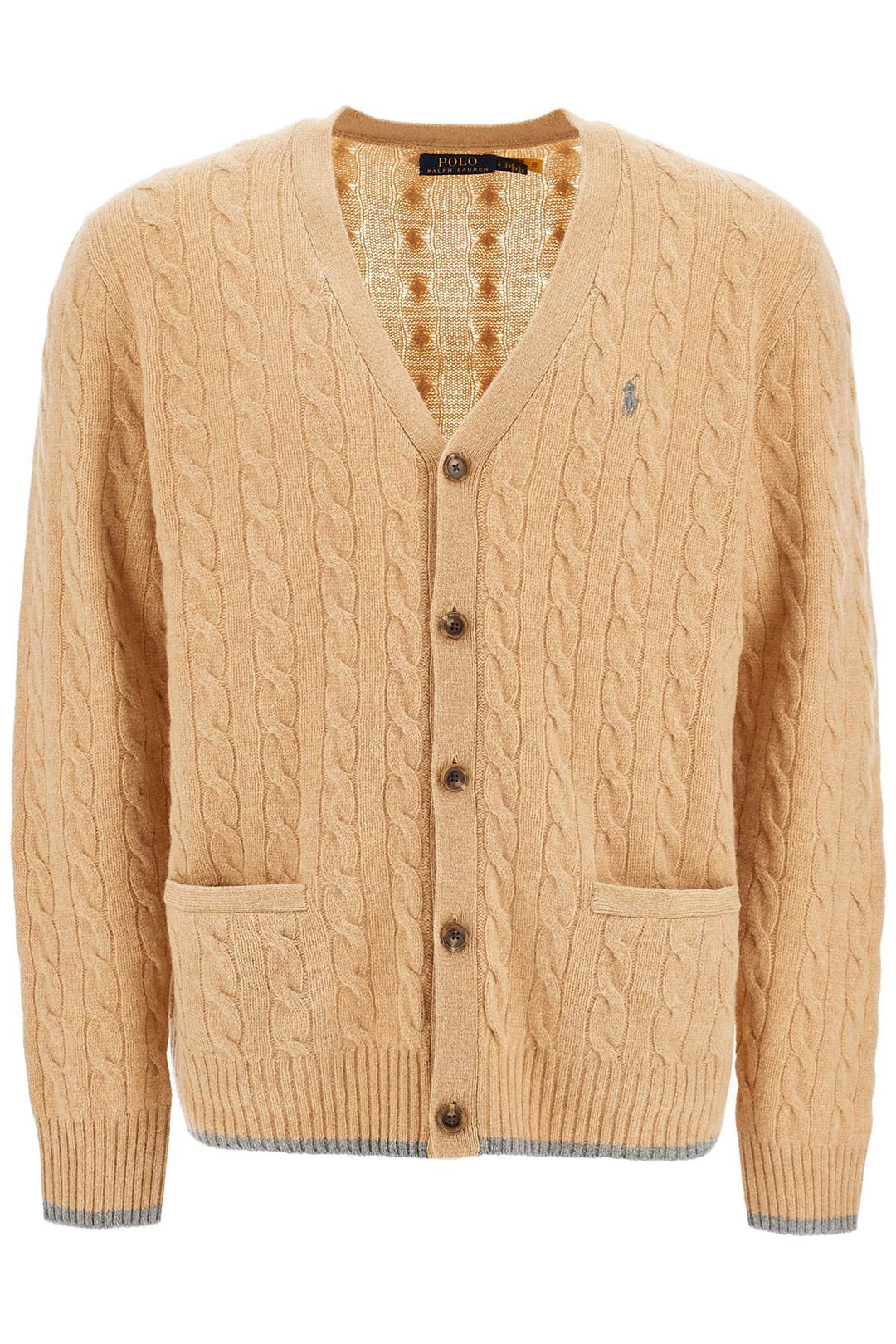 Cardigan A Trecce In Lana E Cashmere