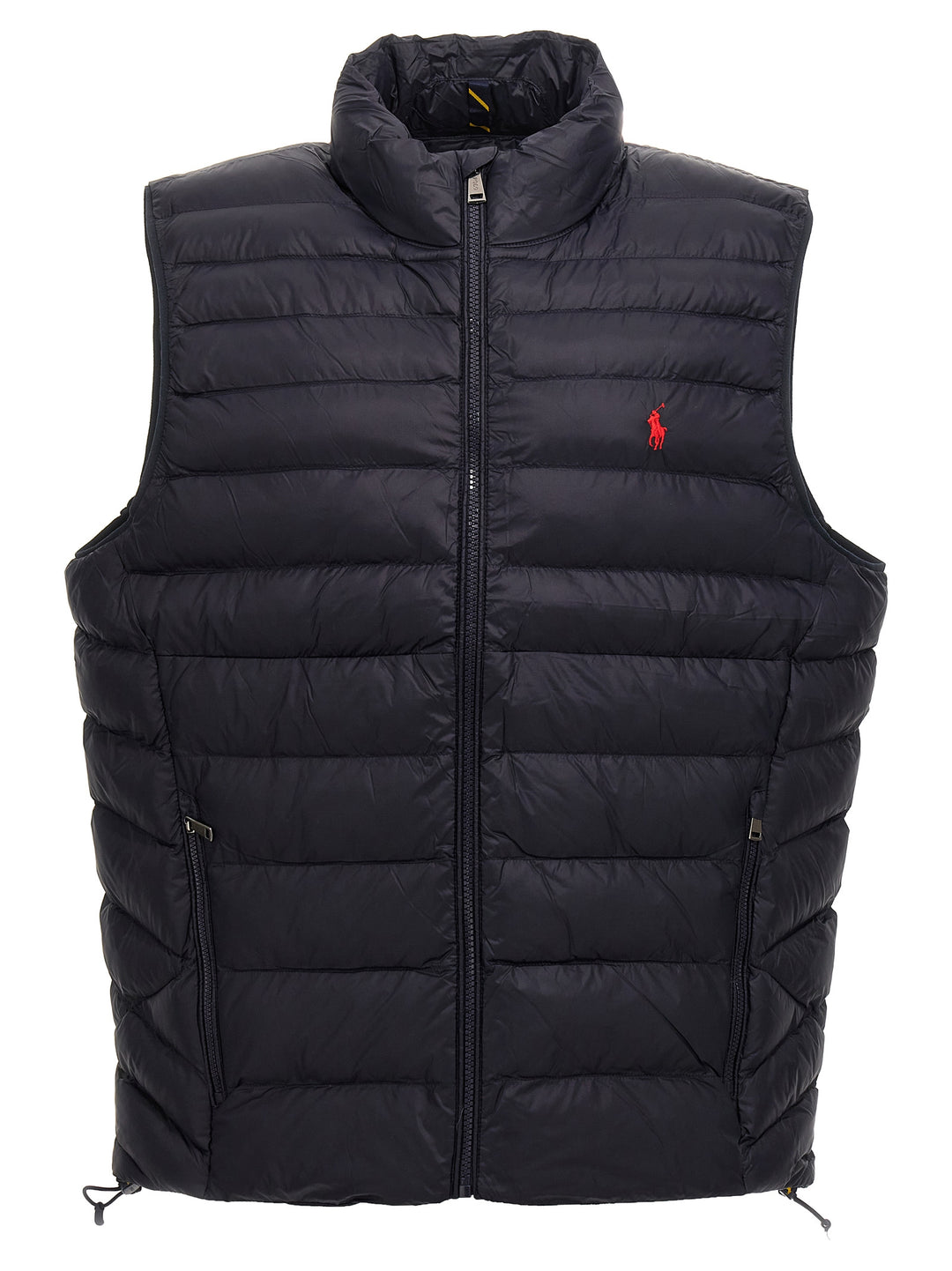 Logo Embroidery Vest Gilet Blue