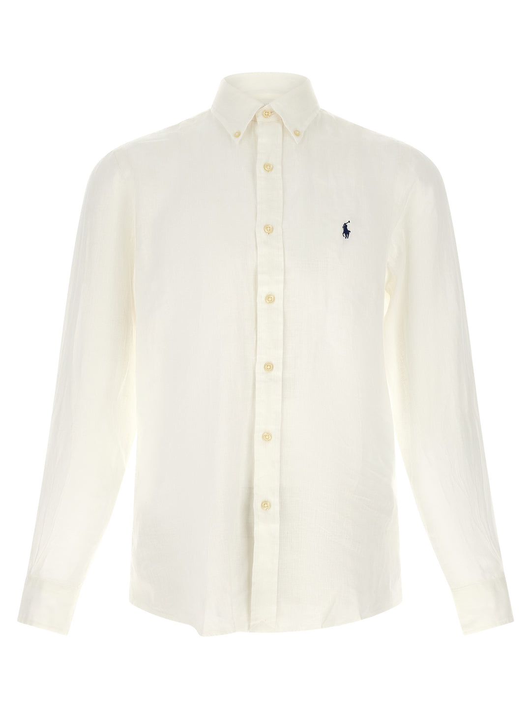 Polo Ralph Lauren Linen Shirt Shirt and Blouse - White | 0350a75d5f6f1a45e65b4e50683db438d3c9bc54